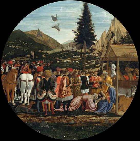 DOMENICO VENEZIANO The Adoration of the Magi oil painting image